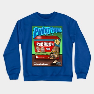 Pukey  Products 3 "Rok Pockets" Crewneck Sweatshirt